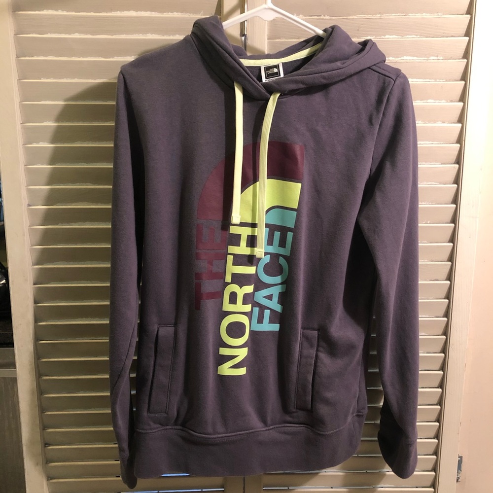 Purple North Face Sweatshirt